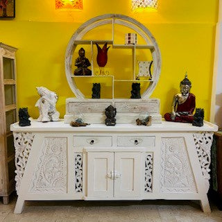Buffet Etnico Credenza Madia Arredamento Shabby - ETNICBAY