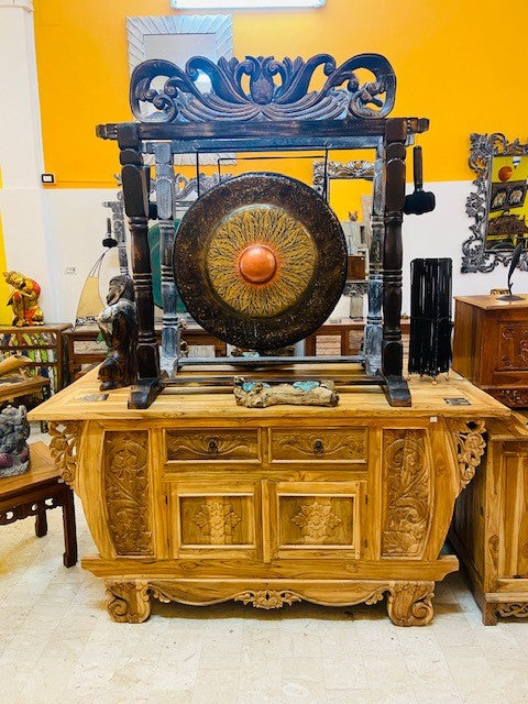 Mobile etnico buffet credenza madia porta tv legno teak - ETNICBAY