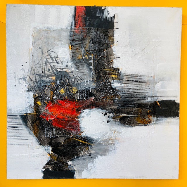Quadro astratto arte moderna dipinto su tela - ETNICBAY