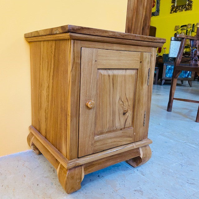 Comodino etnico opium legno teak mobile stile orientale - ETNICBAY