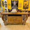 Porta Tv Mobile Etnico Buffet Teak Shabby Vintage - ETNICBAY