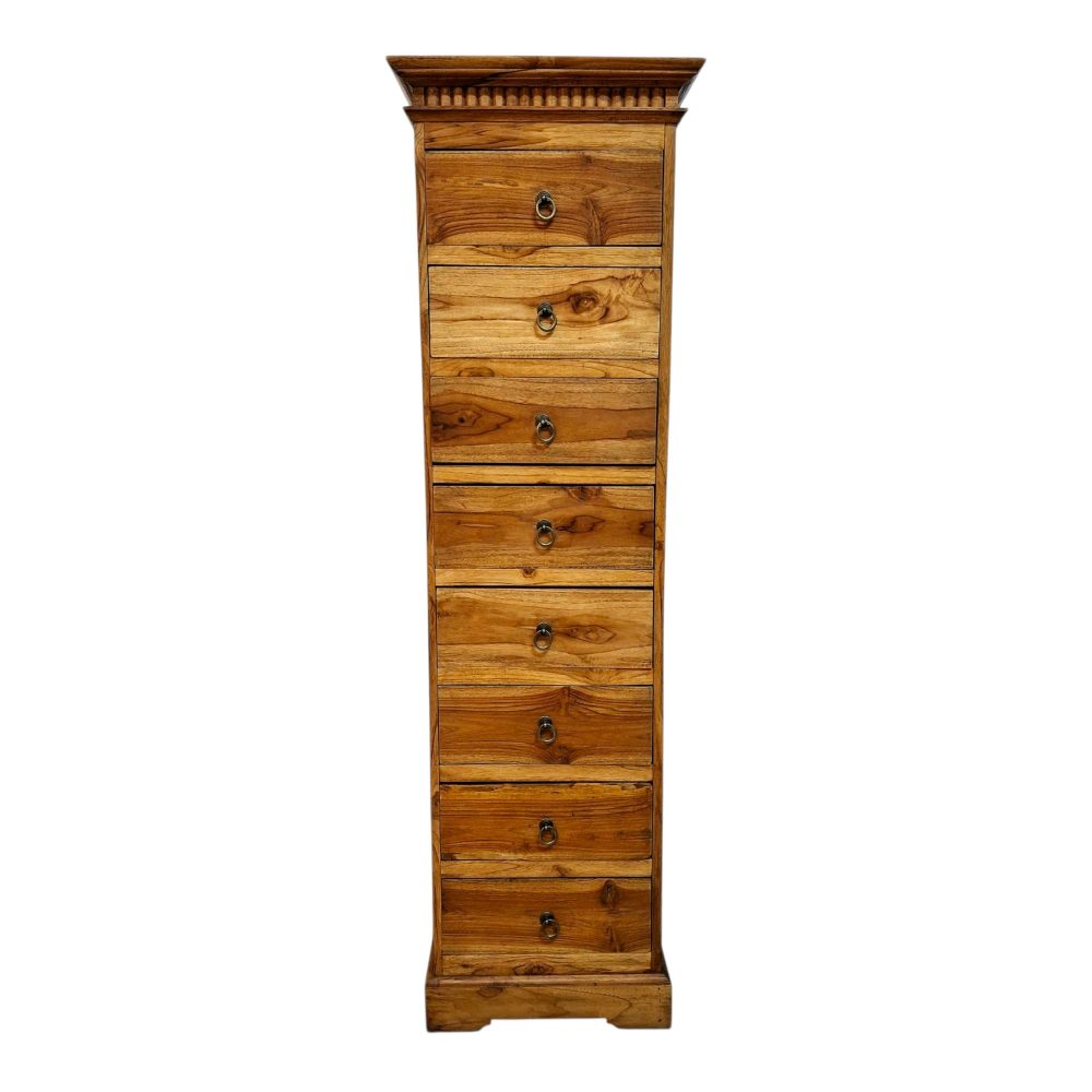 Cassettiera etnica 8 cassetti in legno teak - ETNICBAY