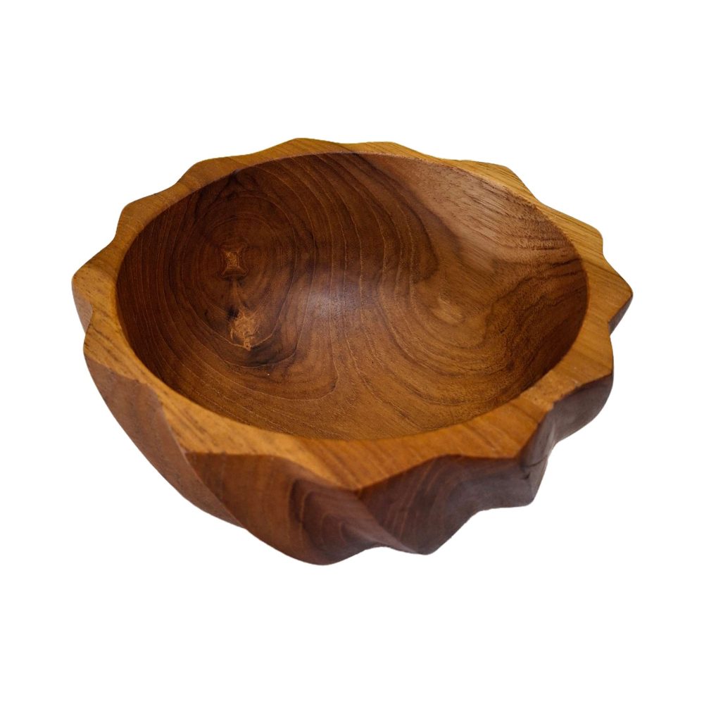 Ciotolola porta frutta a spirale in legno