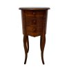 Comodino vintage in legno teak stile liberty - ETNICBAY