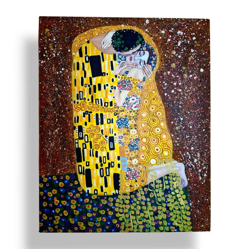 Il Bacio dipinto di Gustav Klimt quadro etnico - ETNICBAY