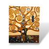 Quadro l' albero della vita di Gustav klimt dipinto artigianale - ETNICBAY