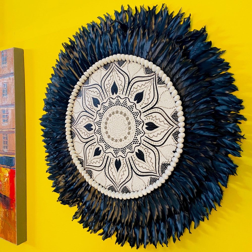 Mandala Etnico Deco Conchiglie Piume Fiore Loto - ETNICBAY