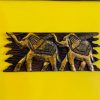 Quadro Legno Elefanti Rilievo Porta fortuna Deco - ETNICBAY