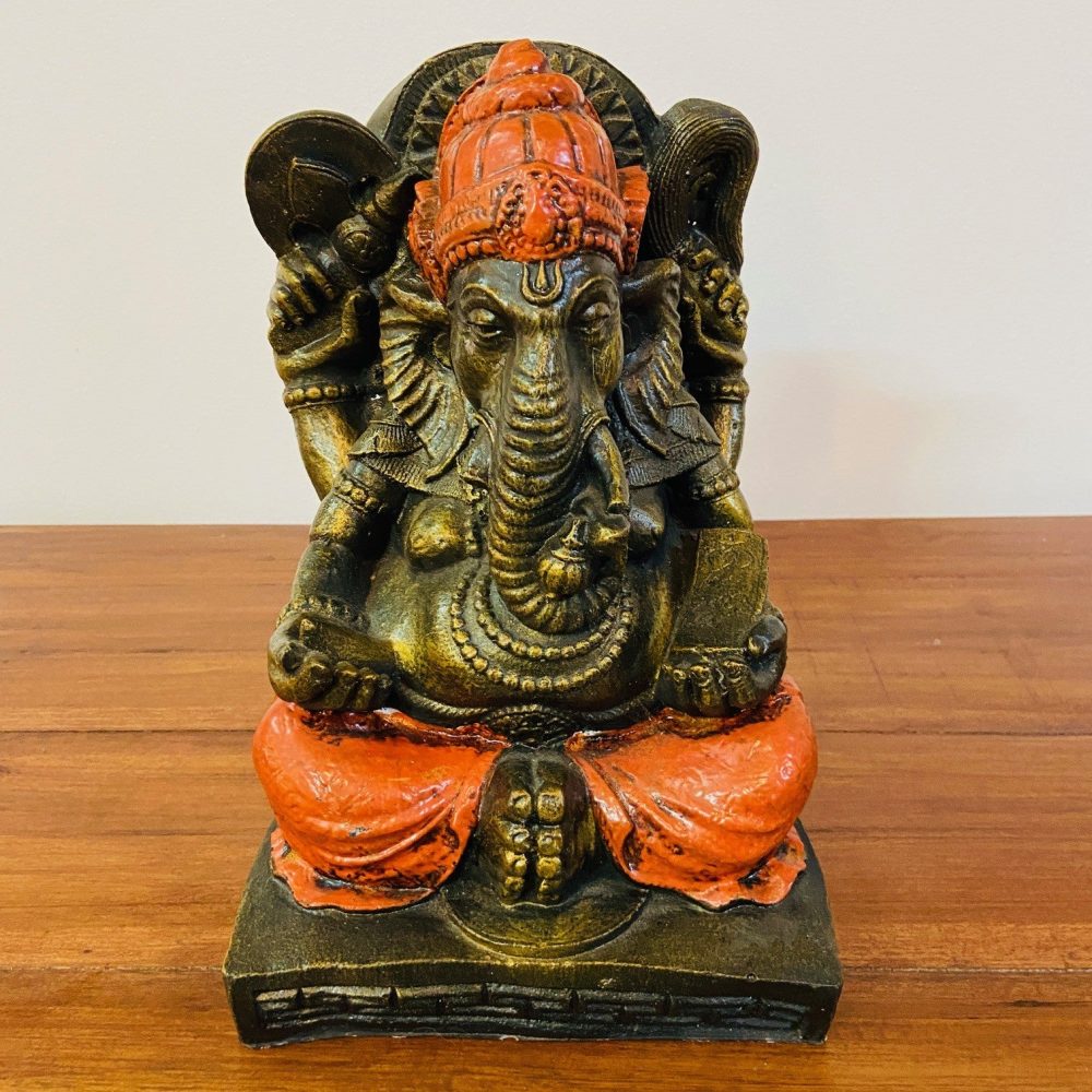 Statua Ganesh elefante divinità Indù stile etnico