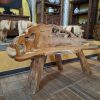 Panchina etnica in radice di legno teak divanetto rustico - ETNICBAY