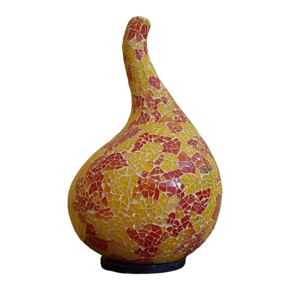 Lampada cigno in mosaico di vetro abatjour etnica - ETNICBAY