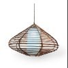Lampadario etnico in giunco stile orientale - ETNICBAY