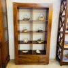 Libreria etnica stile moderno con ripiani e cassetti - ETNICBAY