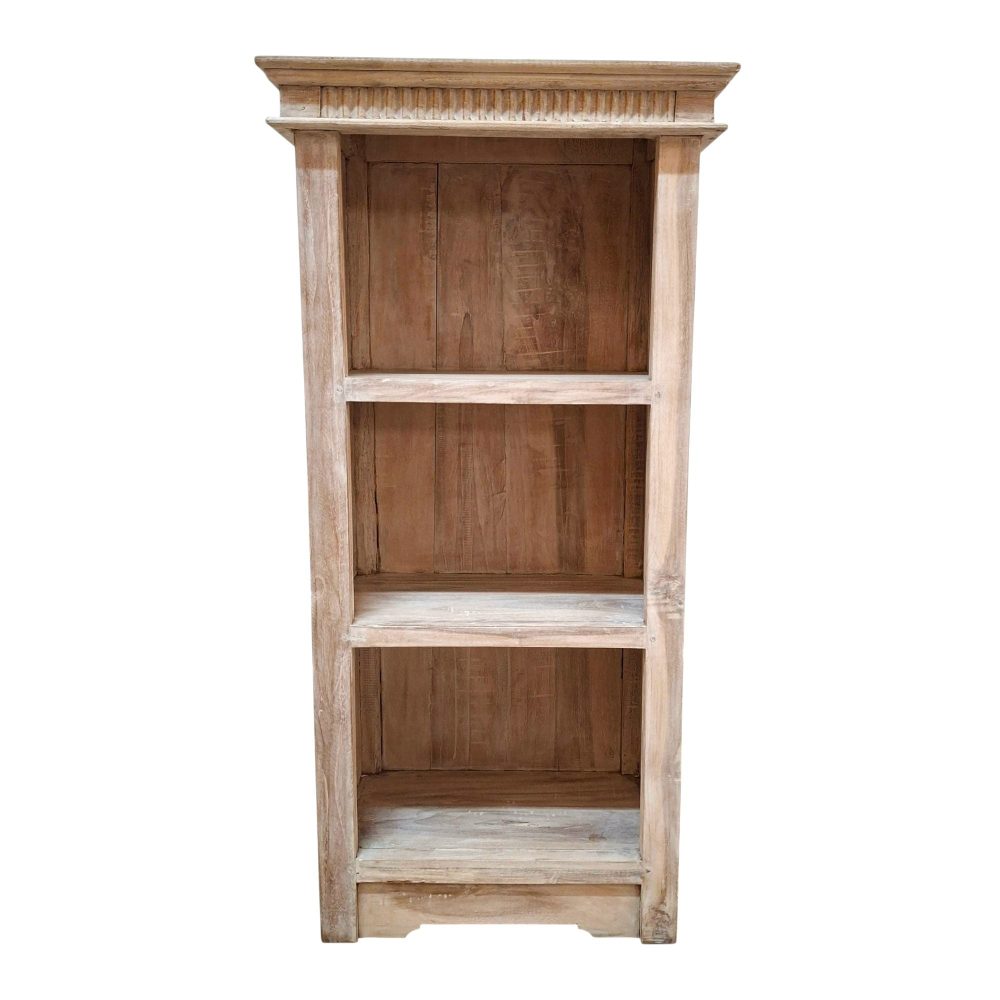 Libreria minimal rettangola in legno teak - ETNICBAY