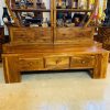 Tavolino Salotto Minimal In Legno Teak Porta Tv - ETNICBAY