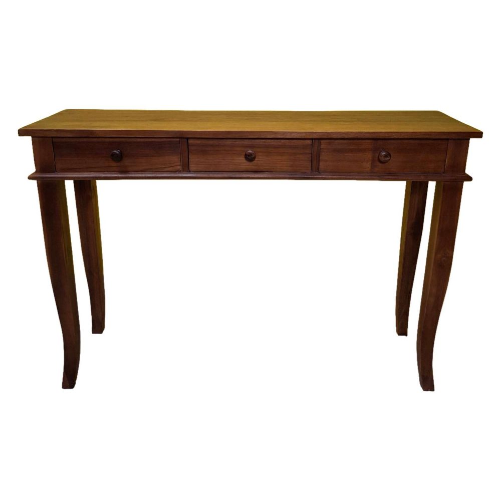 Mobile ingresso consolle teak scrittoio etnico stile liberty - ETNICBAY