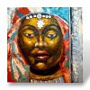 Quadro etnico acrilico ritratto tribale dipinto spirituale - ETNICBAY