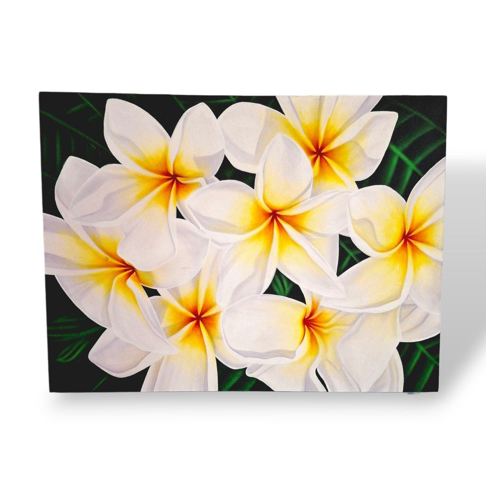 Quadro etnico dipinto floreale olio su tela - ETNICBAY