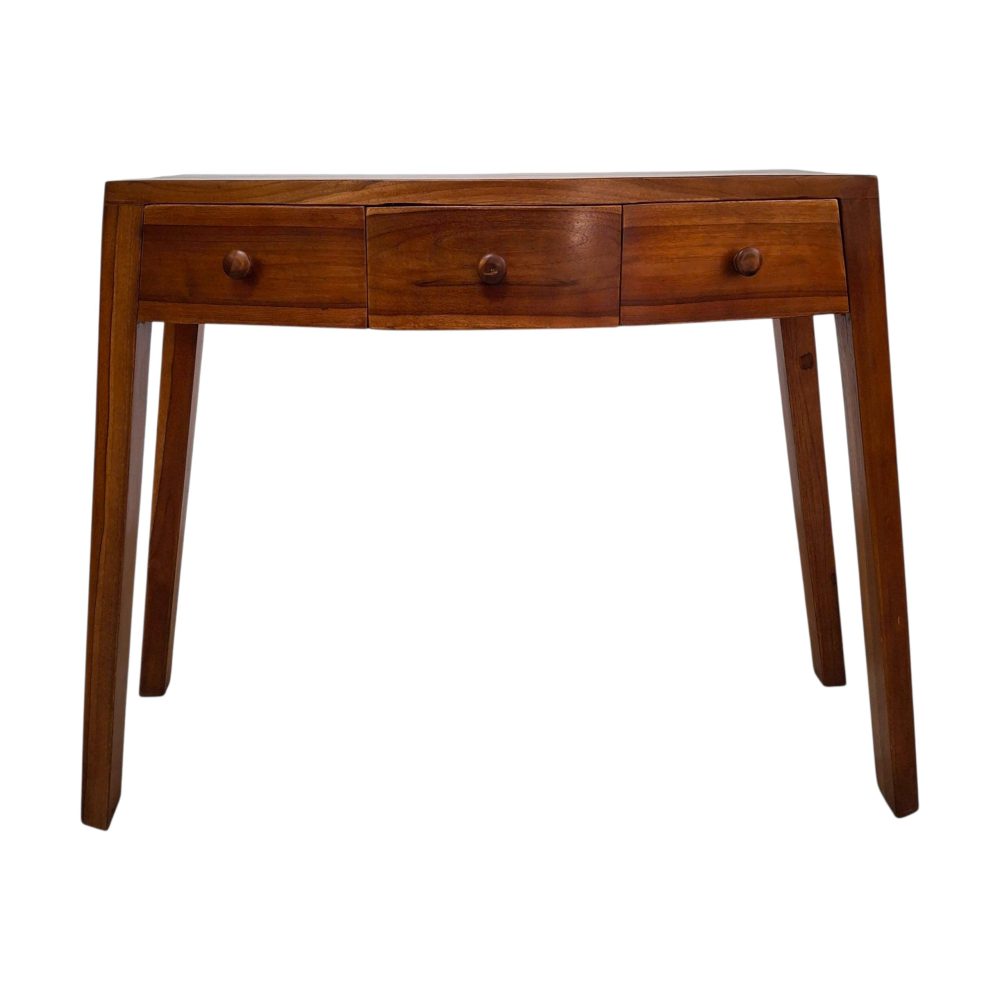 Scrittoio in legno teak mobile da ingresso - ETNICBAY