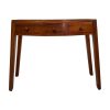 Scrittoio in legno teak mobile da ingresso - ETNICBAY