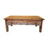 Tavolino etnico da salotto in legno teak shabby chic - ETNICBAY