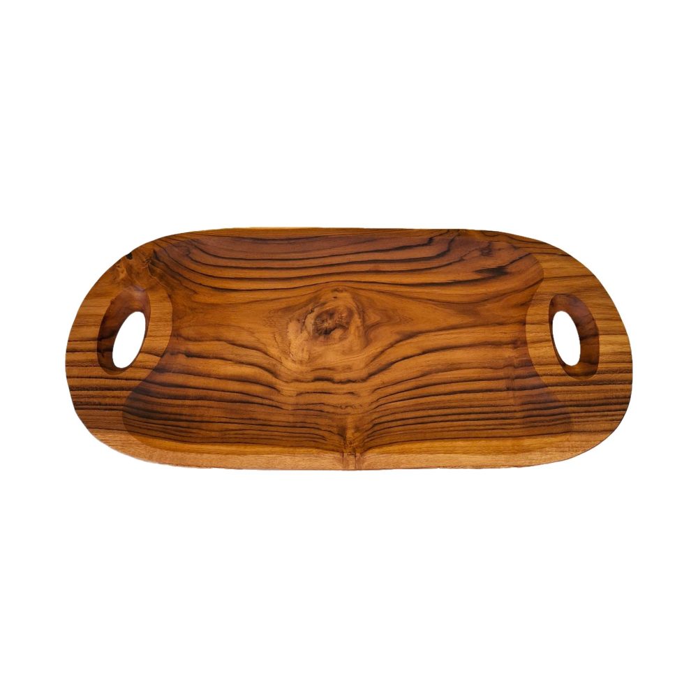 Vassoio antipasti in legno teak - ETNICBAY