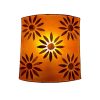 Applique etnica arancione con inserti in madreperla - ETNICBAY