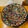Piatto Centro Tavola Svuota Tasche Mosaico Vetro - ETNICBAY