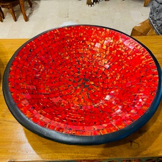 Piatto Svuota Tasche Mosaico Vetro Centro Tavola - ETNICBAY