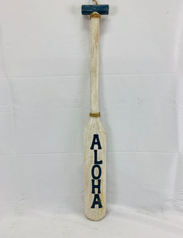 Pagaia Aloha in legno remo decorativo stile etnico - ETNICBAY