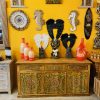 Madia porta tv buffet legno teak credenza etnica - ETNICBAY