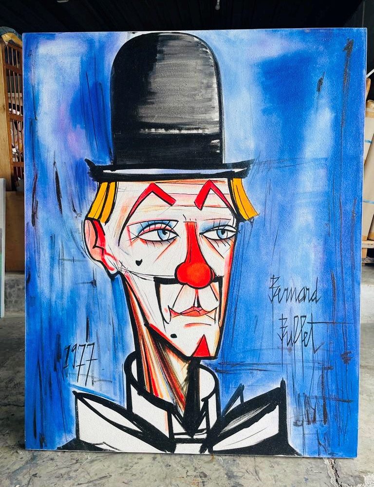 Bernard buffet quadro pagliaccio e Impressionismo - ETNICBAY