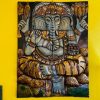 Ganesh Quadro Pannello Legno Arredamento Etnico - ETNICBAY