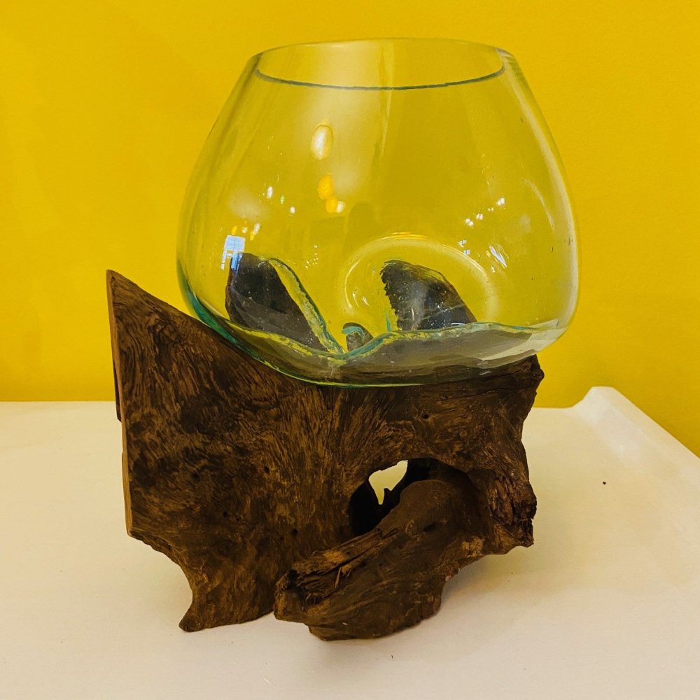 Vaso Orchidee Vetro Radice Ampolla Acquario - ETNICBAY