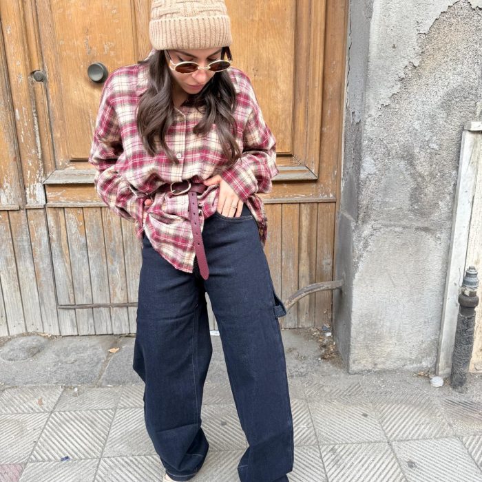 jeans balloon lavaggio scuro